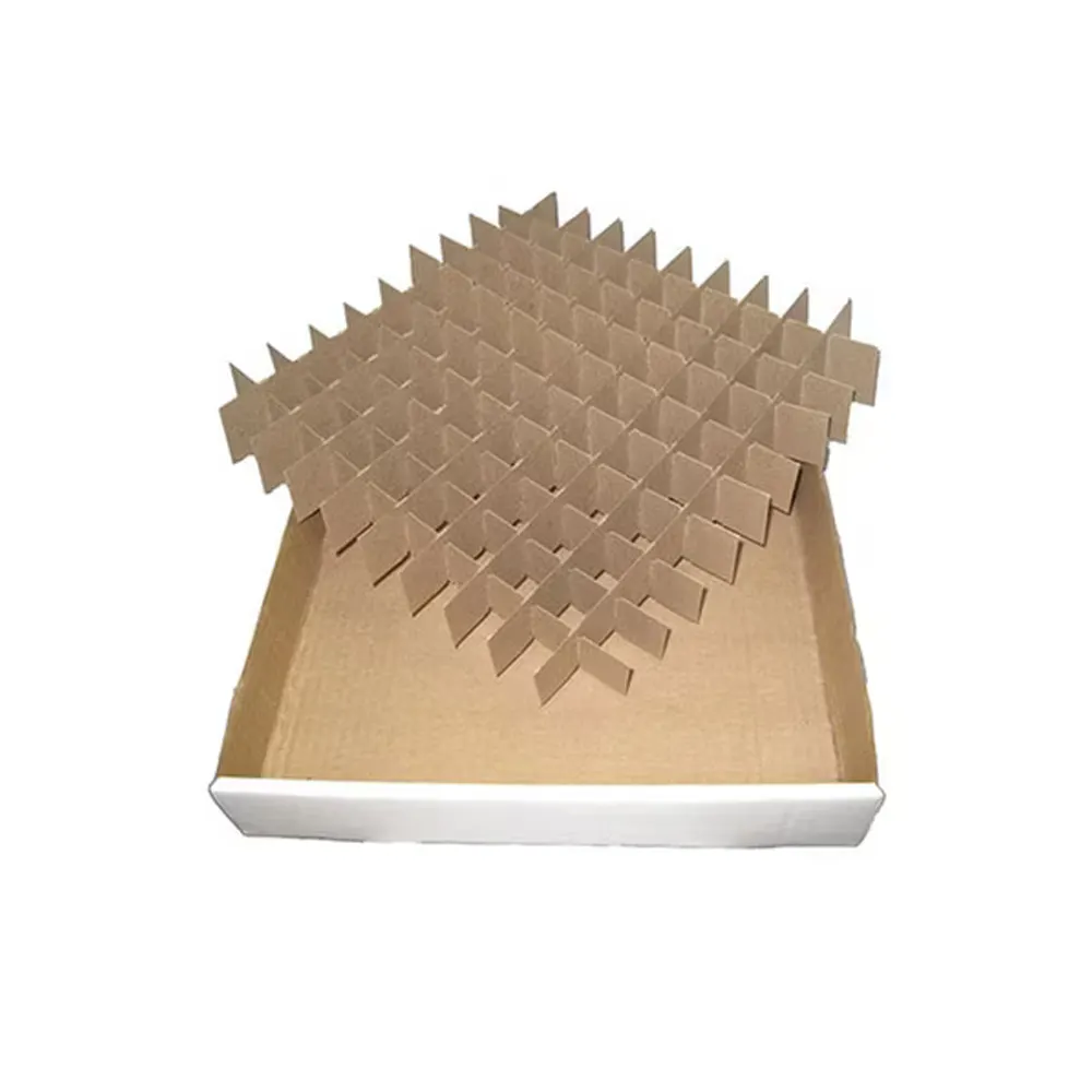 Cardboard Tray and Partition for Wide Vial